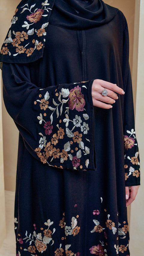 Kayangan Yasmin Obsidian Brown Abaya
