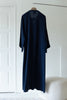 Korean Zoom Zarqa Dark Blue Abaya