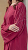Korean Nidha Khaida Magenta Abaya