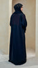 Korean Nidha Zahle Obsidian Red Abaya