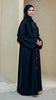 Korean Nidha Zahle Obsidian Red Abaya