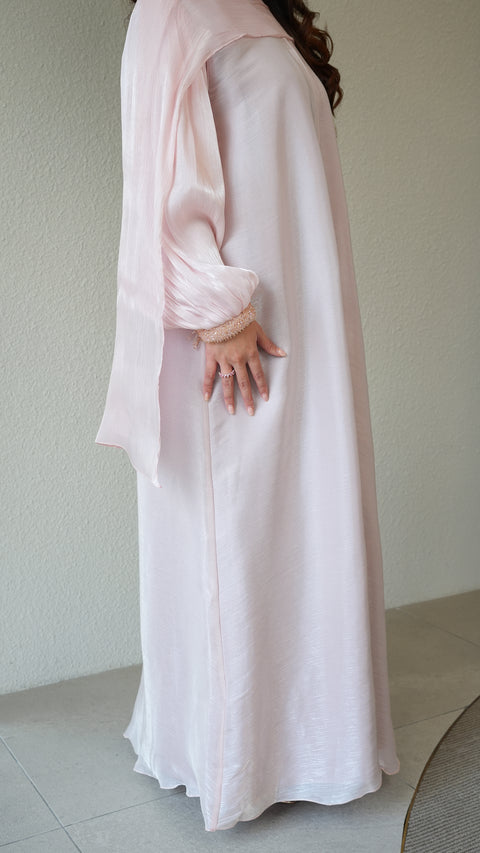 Zanzibar Crystal Pink Abaya (CLEARANCE)