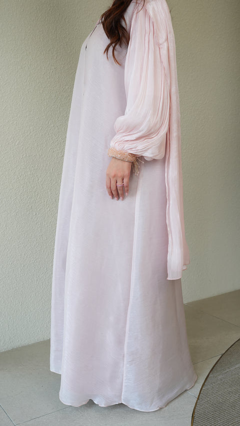 Zanzibar Crystal Pink Abaya (CLEARANCE)