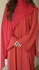 Korean Nidha Zehra Brick Orange Abaya