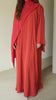 Korean Nidha Zehra Brick Orange Abaya