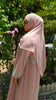 Zinnia Raspberry Cream Abaya by Guzel Kismet