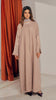 Cotton Linen Batroun Soft Bronze Shirt Abaya