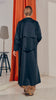 Sport Scuba Diyadin Jet Black Coat Abaya