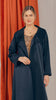 Sport Scuba Diyadin Jet Black Coat Abaya