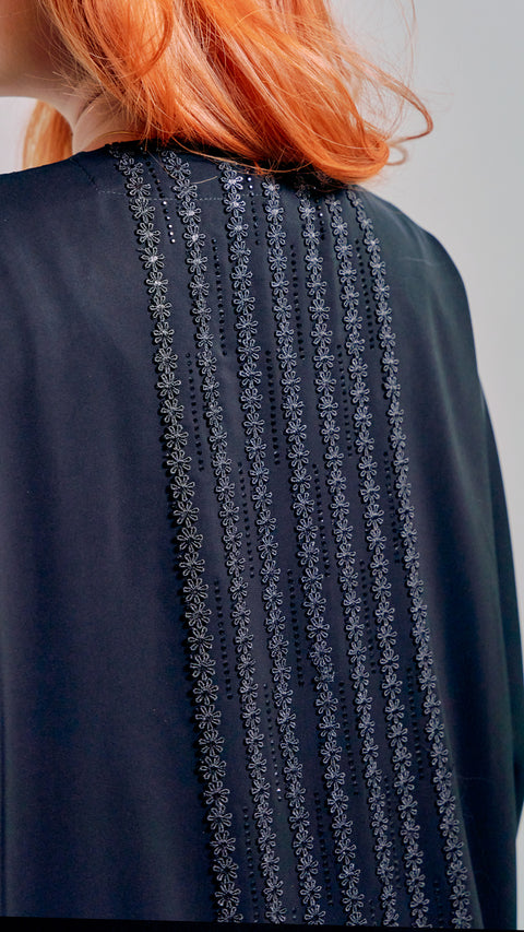 Erbil Obsidian Black Abaya