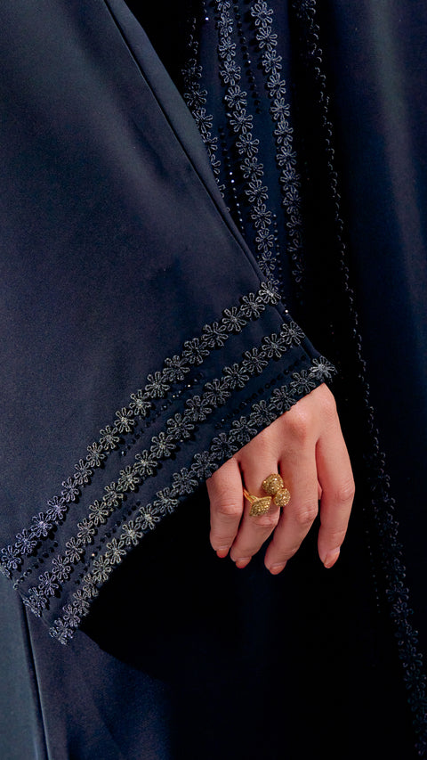 Erbil Obsidian Black Abaya