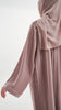 Korean Nidha Estella Pleated Mauve Abaya