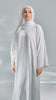 Korean Nidha Irdina Frost White Abaya