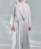 Irdina Frost White Abaya