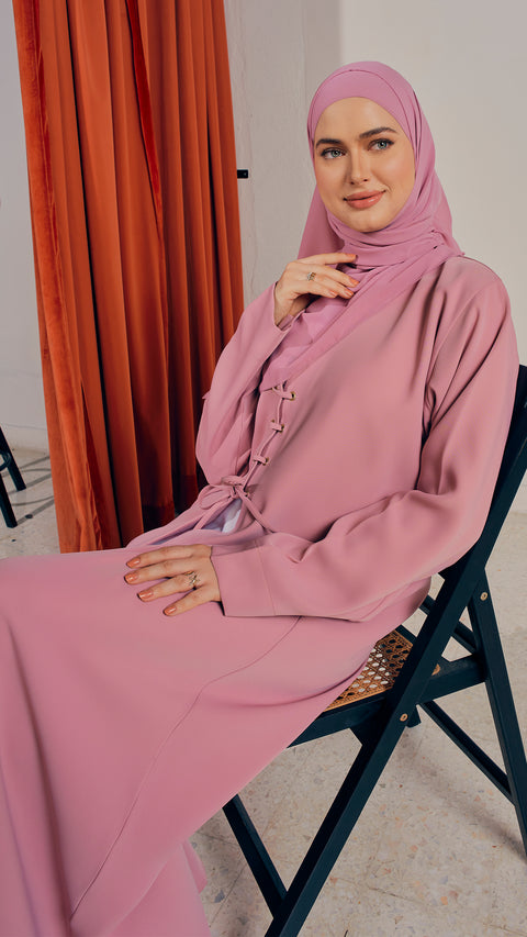 Jita Sweet Pink Abaya
