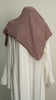 Printed Chiffon Shawl Gingham Pink