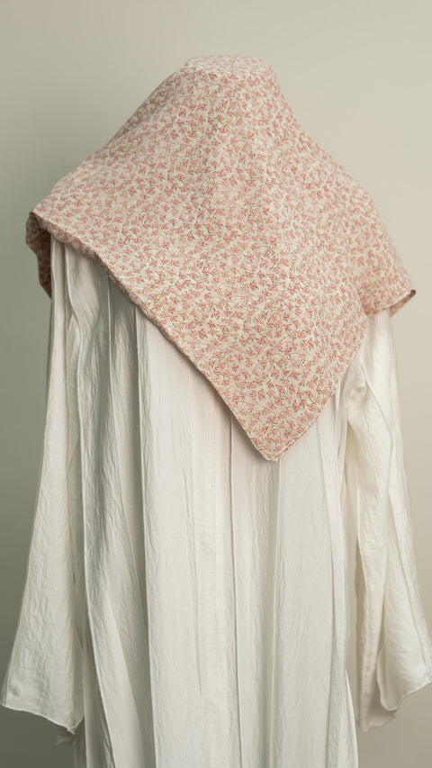 Printed Chiffon Shawl Pastel Bloom