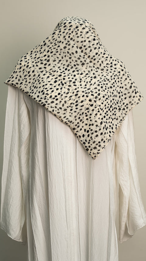 Printed Chiffon Shawl Savanna Vanilla