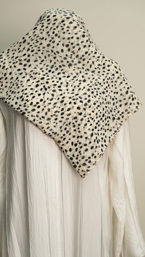 Printed Chiffon Shawl Savanna Vanilla