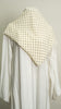 Printed Chiffon Shawl Buttercream Polka Dots