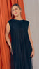 Jersey Tulle Jet Black Dress