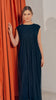 Jersey Tulle Jet Black Dress