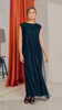 Jersey Tulle Jet Black Dress