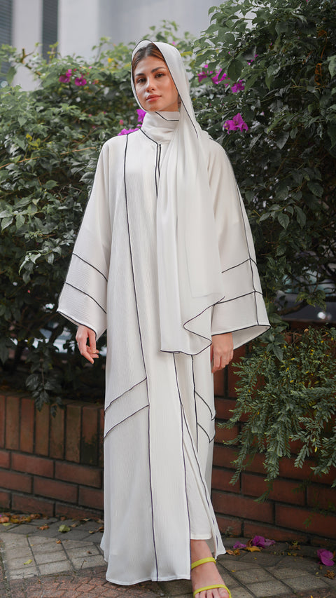 Muscat Off White Abaya