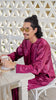 Shinny Cotton Men Thobe Maroon