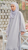 Bubble Crepe Senros Grey Dress