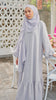 Bubble Crepe Senros Grey Dress