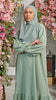 Bubble Crepe Senros Mint Green Dress