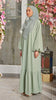 Bubble Crepe Senros Mint Green Dress