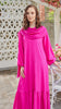 Bubble Crepe Senros Pink Dress