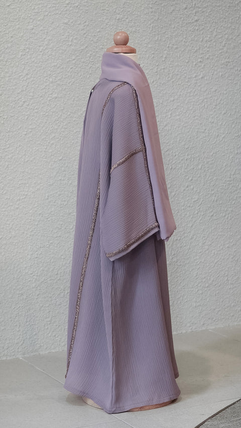 Preda Mini Purple Abaya