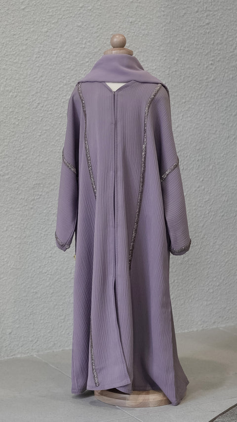 Preda Mini Purple Abaya